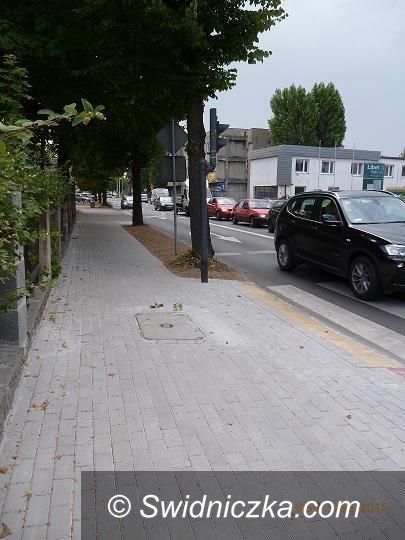 Świdnica: Odbiór nowych chodników