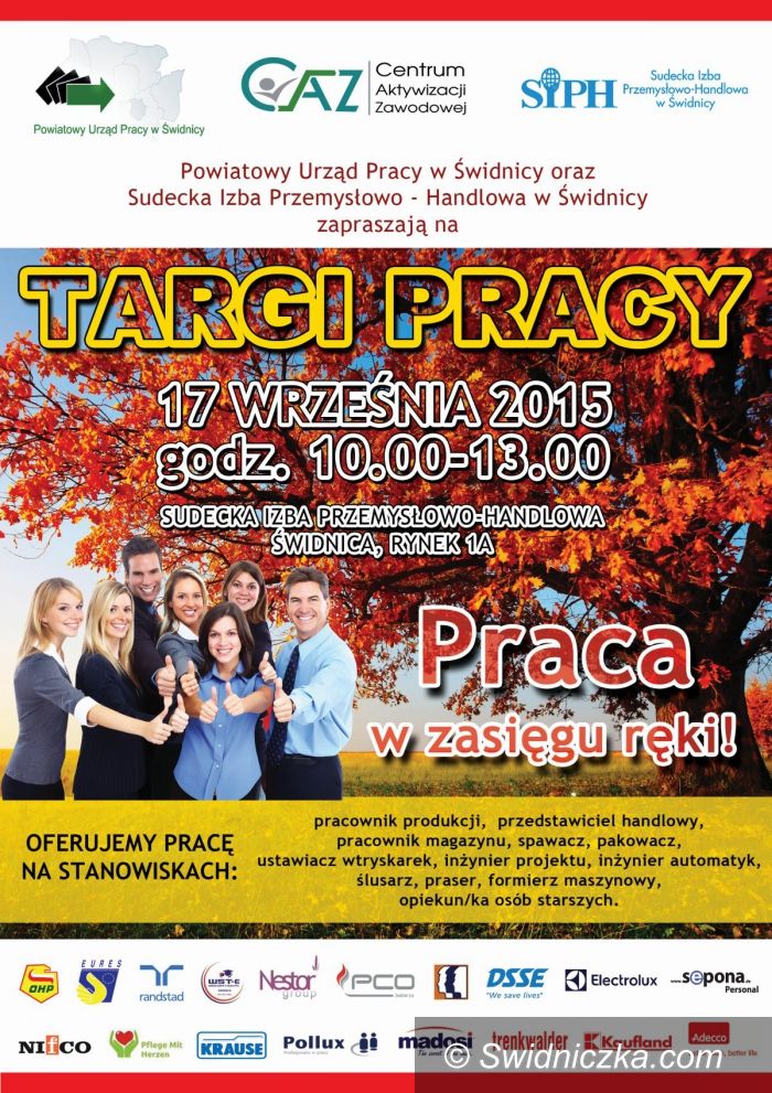 Świdnica: Jesienne Targi Pracy