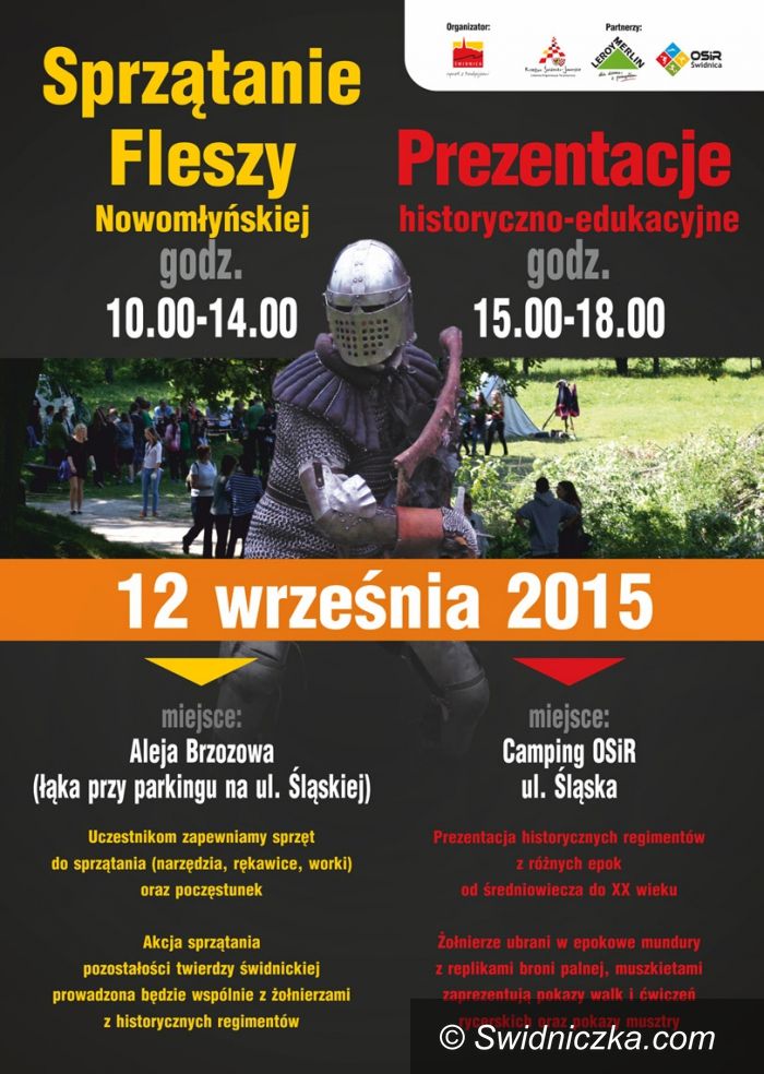 Świdnica: Zapraszamy na wspólne sprzątanie Fleszy Nowomłyńskiej