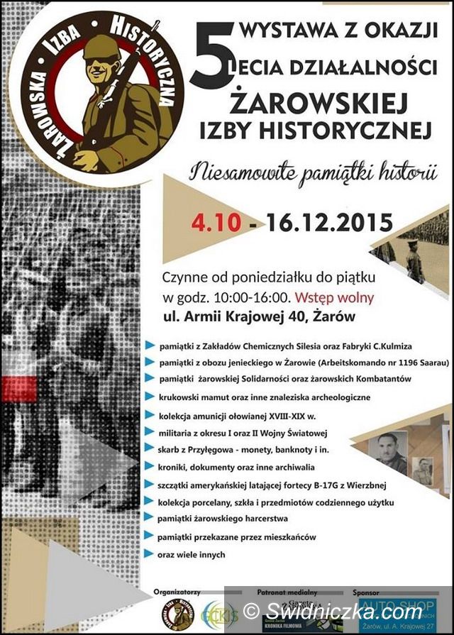 Żarów: "Niesamowite pamiątki historii" w Żarowie