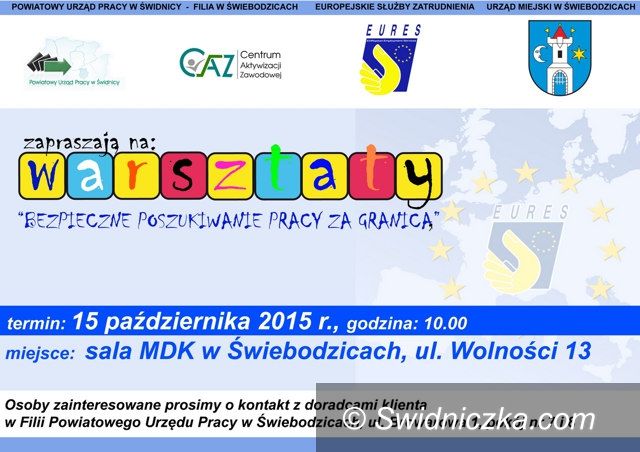 Świebodzice: Świebodzice: Szukasz pracy za granicą? Przyjdź do MDK 15 października