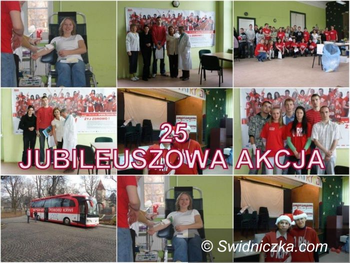 Strzegom: Młoda krew ratuje życie– 25 akcja oddawania krwi w Zespole Szkół w Strzegomiu!