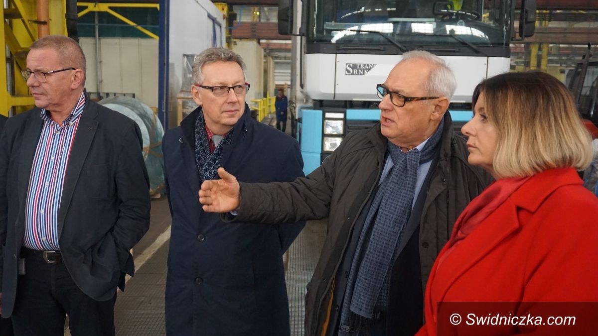 Świdnica: Prezydent miasta z wizytą w Świdnickiej Fabryce Urządzeń Przemysłowych