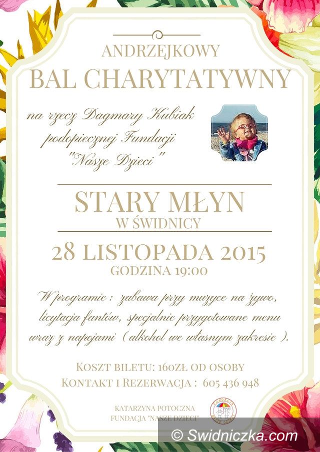 Świdnica: Andrzejkowy bal charytatywny