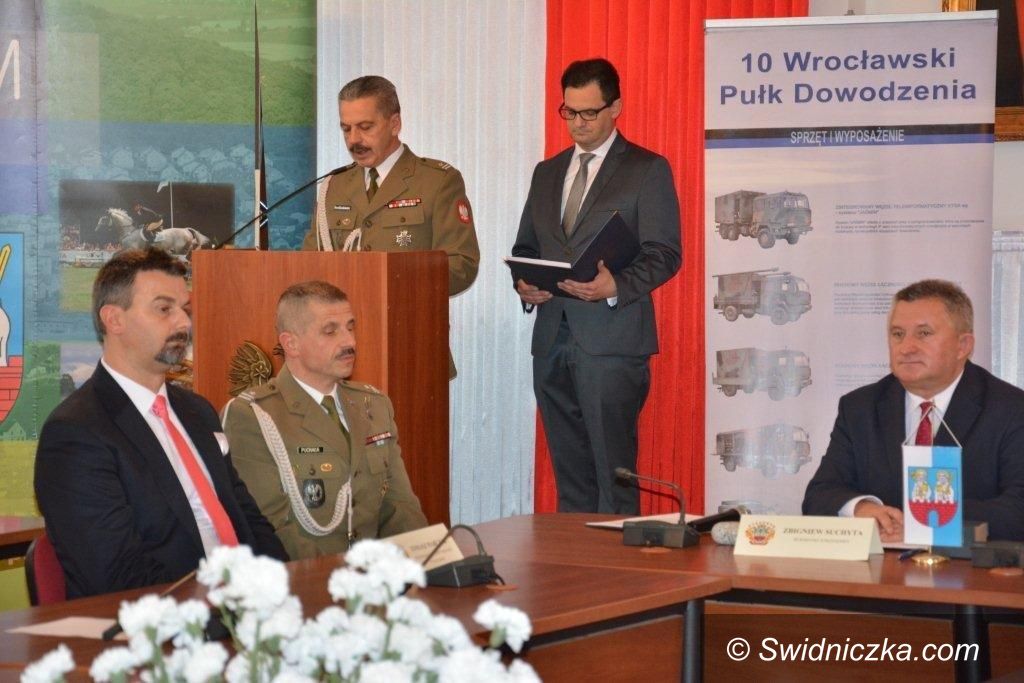 Strzegom: Wojskowa współpraca ze Strzegomiem