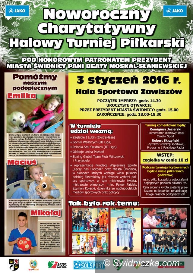 Świdnica: Świąteczny Halowy Turniej Piłkarski