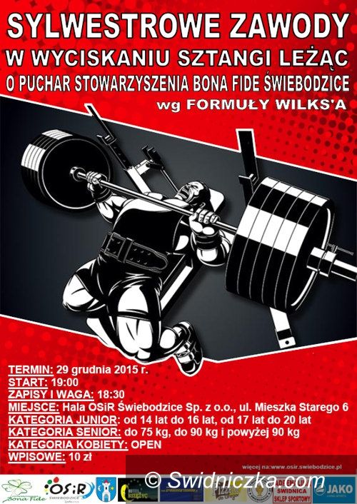 Świebodzice: Będą dźwigać ciężary