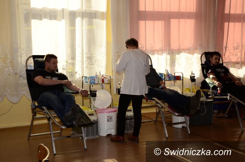 Żarów: Walentynkowa zbiórka krwi