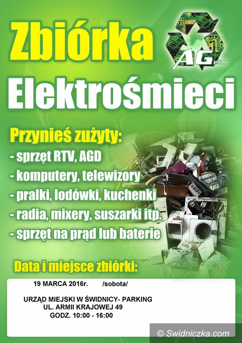 Świdnica: Wiosenna zbiórka elektrośmieci