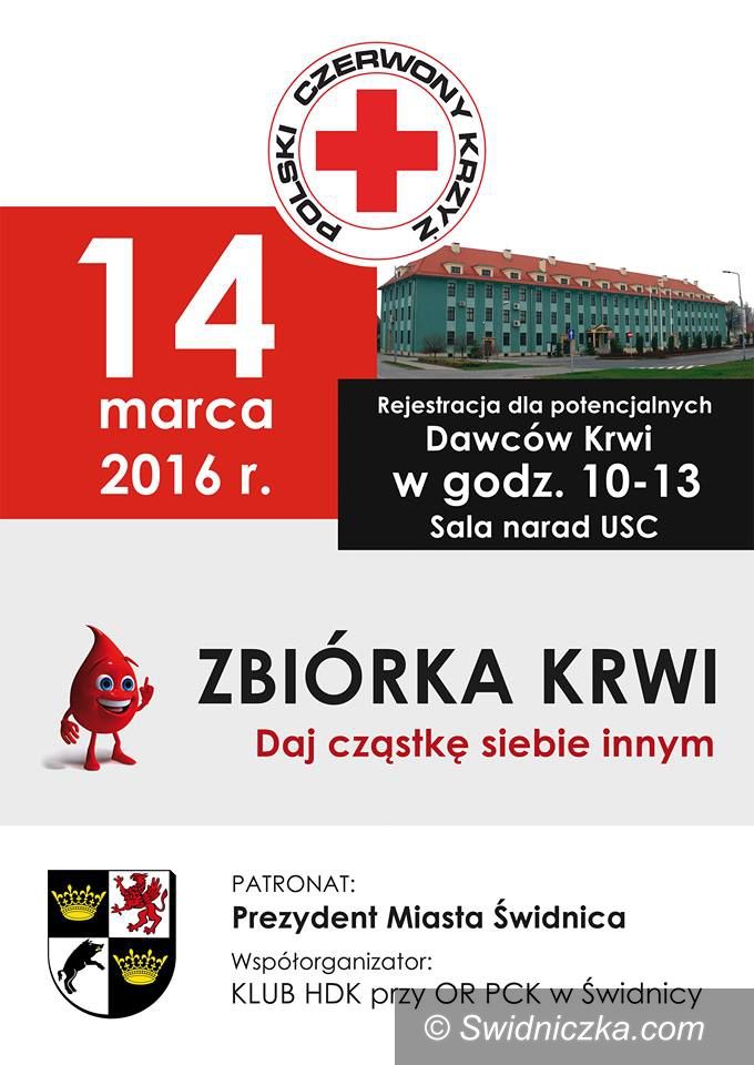 Świdnica: Jutro akcja poboru krwi