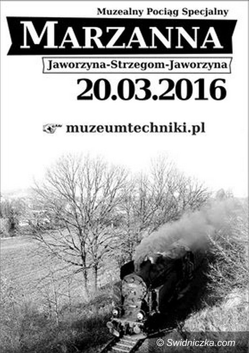 Strzegom: Pociąg Specjalny Marzanna przyjedzie do Strzegomia