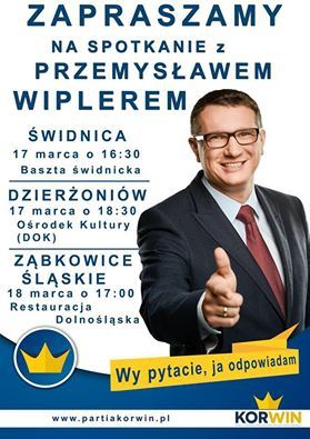 Świdnica: Przemysław Wipler w Świdnicy