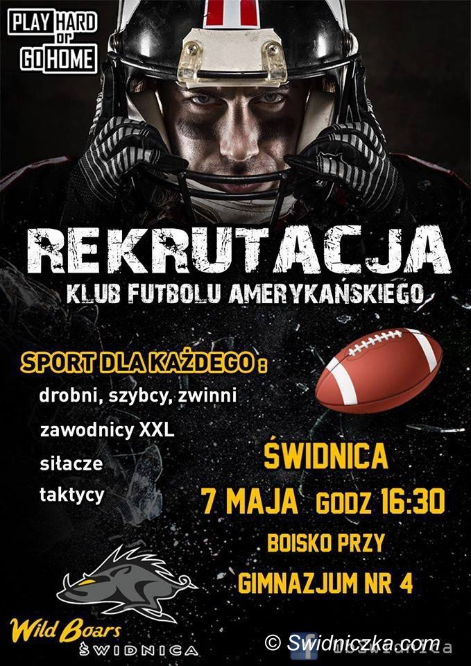 Świdnica: Futbol Amerykański w Świdnicy/Rekrutacja