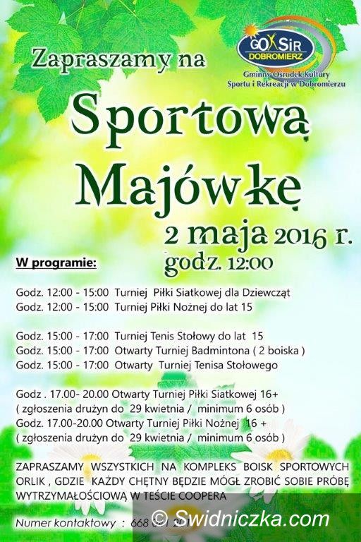 Dobromierz: Majówka na sportowo