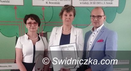 Świdnica: Wyróżnienie dla Zespołu Szkół Hotelarsko–Turystycznych