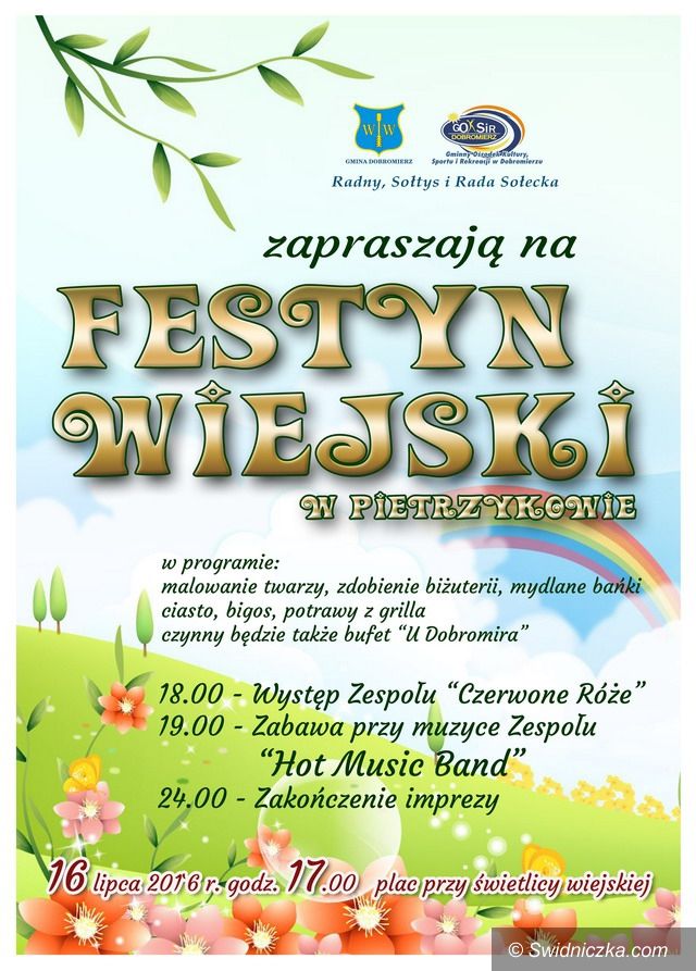 Pietrzyków: Zapraszamy na festyn w Pietrzykowie