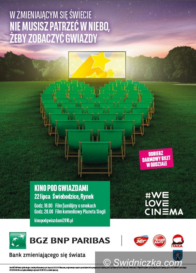 Świebodzice: Piątkowe Kino pod Gwiazdami