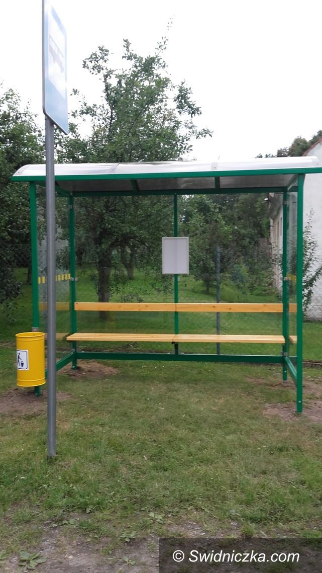 Pyszczyno: Nowa wiata przystankowa w Pyszczynie