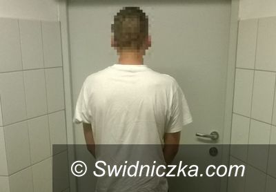 Strzegom: Zniszczył zaparkowany samochód