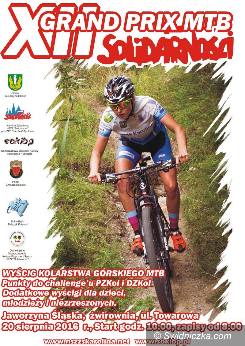 Jaworzyna Śląska: XII Grand Prix MTB Solidarności w Jaworzynie Śląskiej