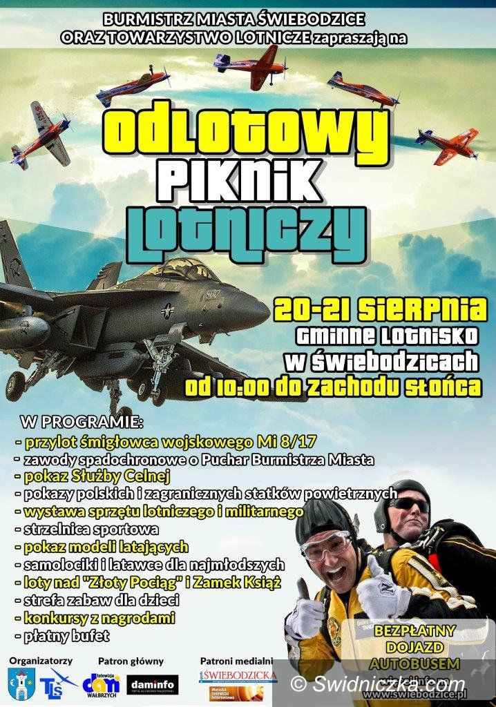 Świebodzice: Przypominamy o pikniku lotniczym w Świebodzicach