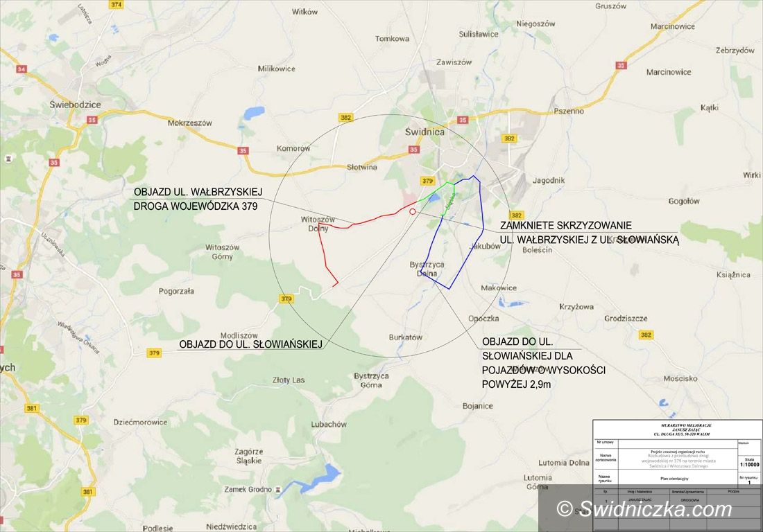 Świdnica: Remont kolejnych odcinków drogi wojewódzkiej nr 379