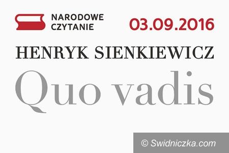 Świdnica: Narodowe Czytanie po raz kolejny w Świdnicy