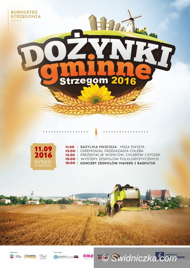 Strzegom: Zapraszamy na dożynki w gminie Strzegom