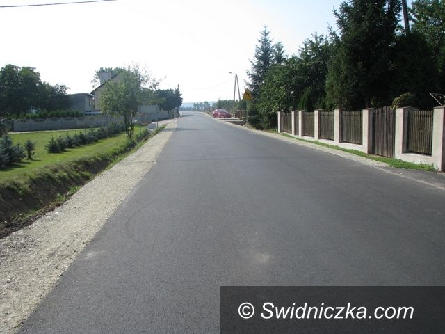 Marcinowice: Droga Kątki–Zebrzydów odebrana
