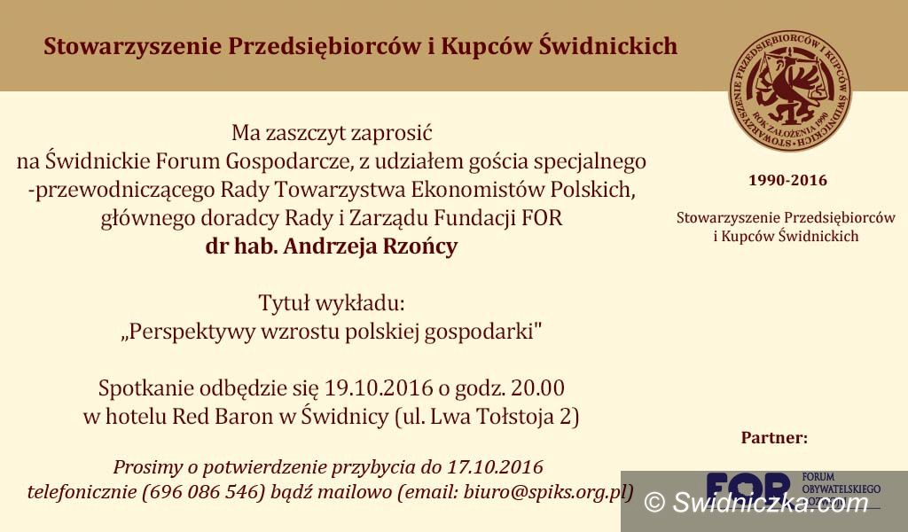 Świdnica: Przed nami Świdnickie Forum Gospodarcze