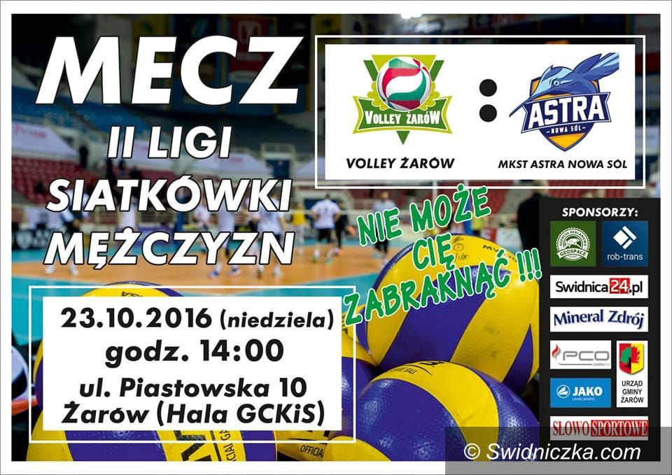 Żarów: Dziś kibicujemy siatkarzom z Volley Żarów