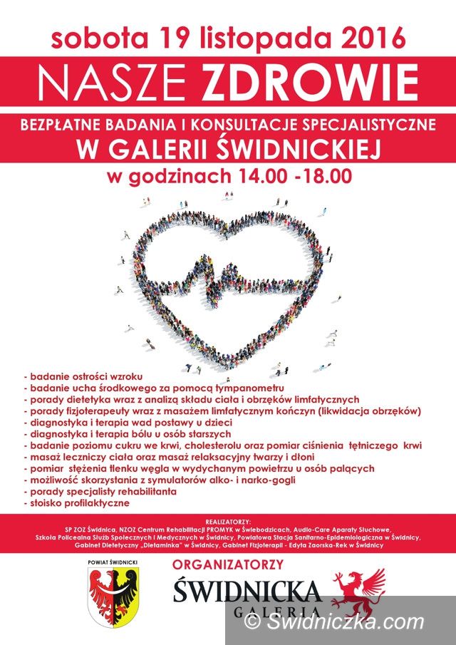 powiat świdnicki: Kolejne bezpłatne badania dla mieszkańców powiatu