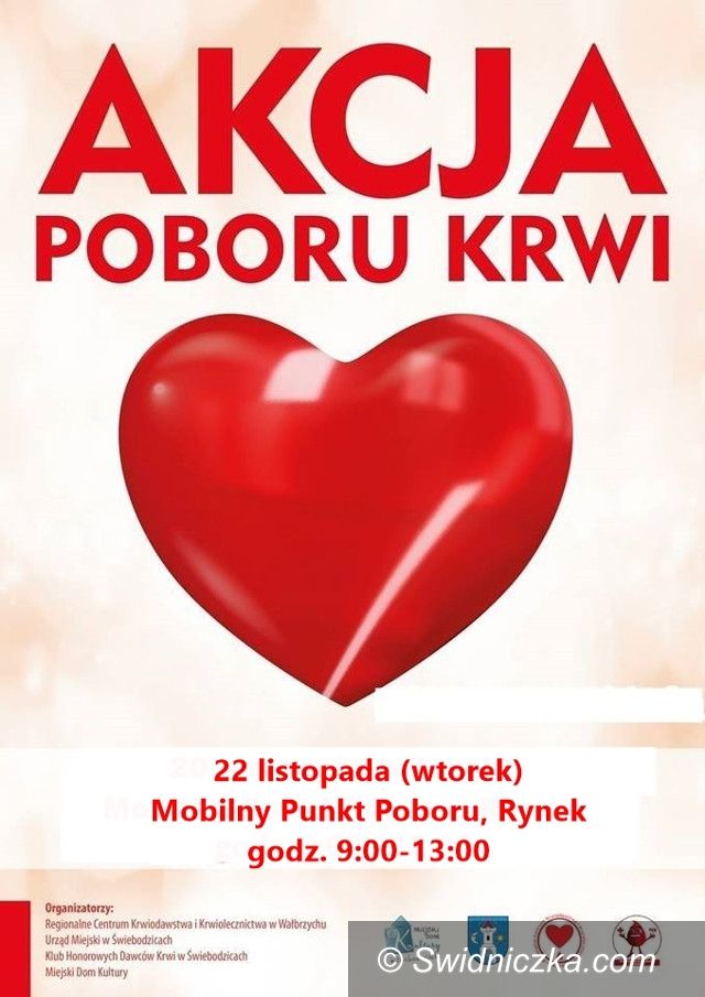 Świebodzice: Oddaj krew w krwiobusie