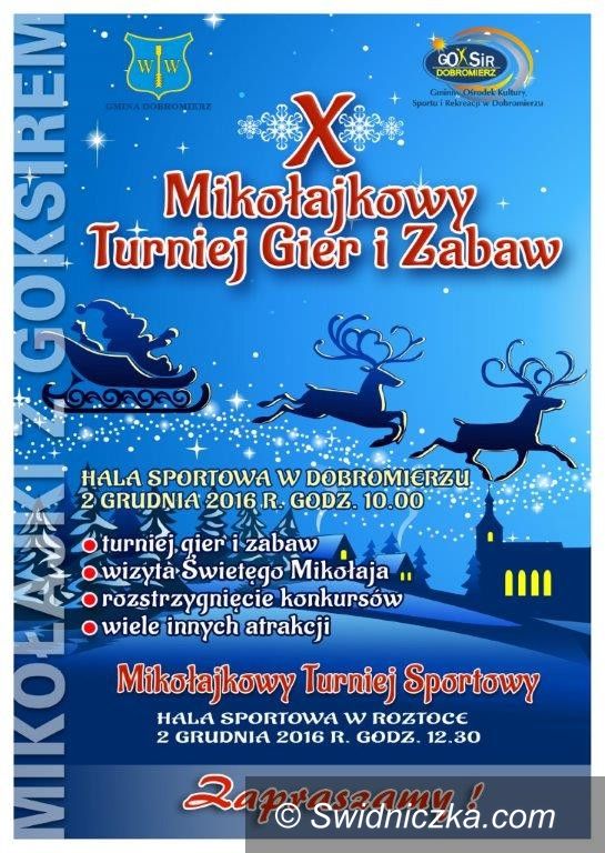 Dobromierz: X Mikołajkowy Turniej Gier i Zabaw