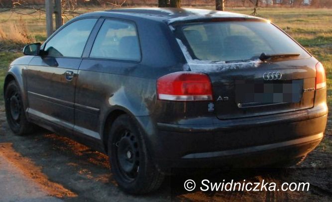 Świdnica: Świdniccy policjanci odzyskali skradzione audi a3