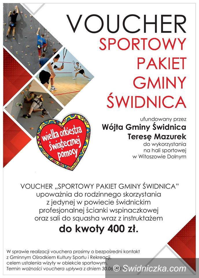 Gmina Świdnica: WOŚP zagra w gminie Świdnica
