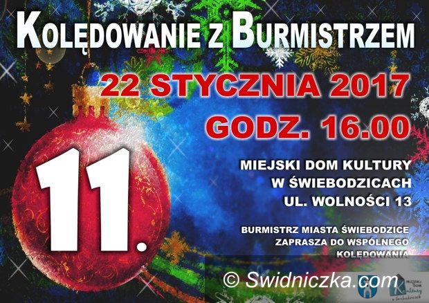 Świebodzice: Kolędowanie z burmistrzem Świebodzic