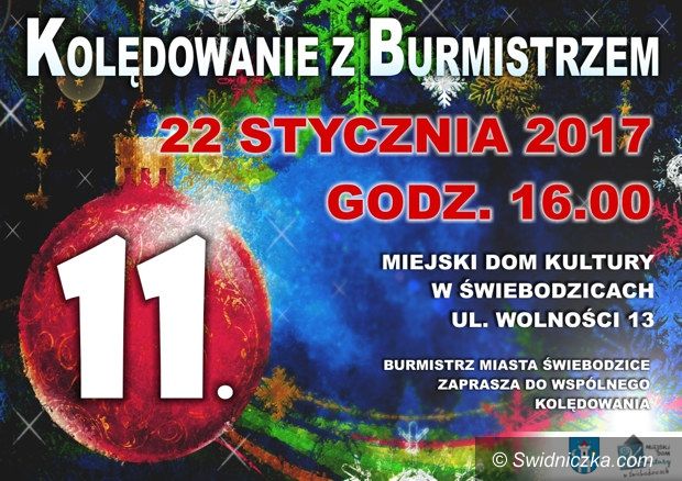 Świebodzice: Kolędowanie z burmistrzem Świebodzic