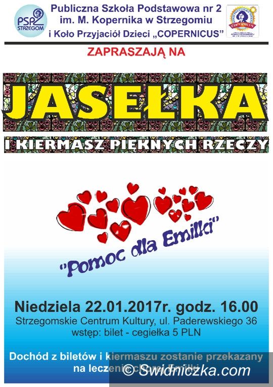 Strzegom: Akcja charytatywna dla Emilki