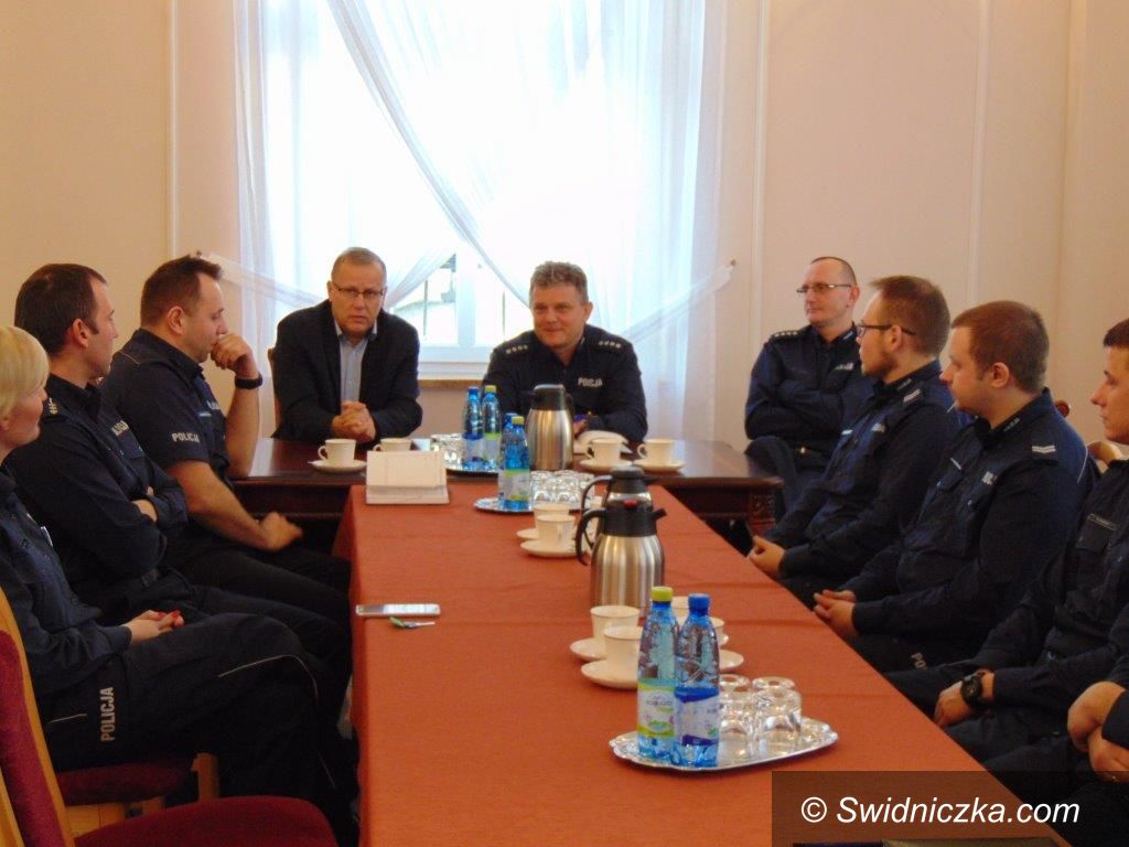 Dobromierz: Odprawa roczna Policji w gminie Dobromierz