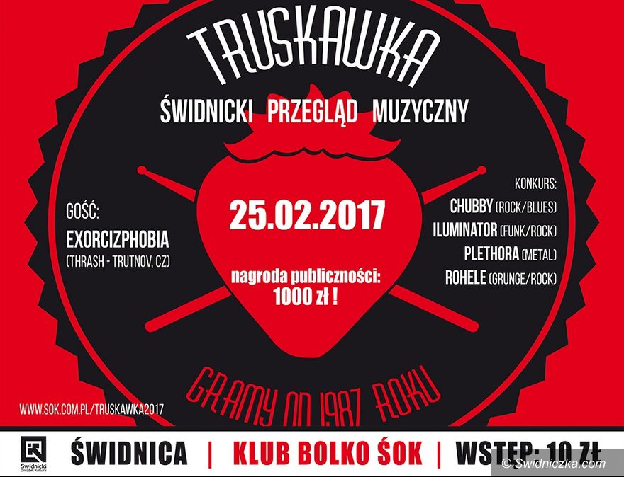 Świdnica: Truskawka: zdecyduj który zespół wygra świdnicki przegląd muzyczny