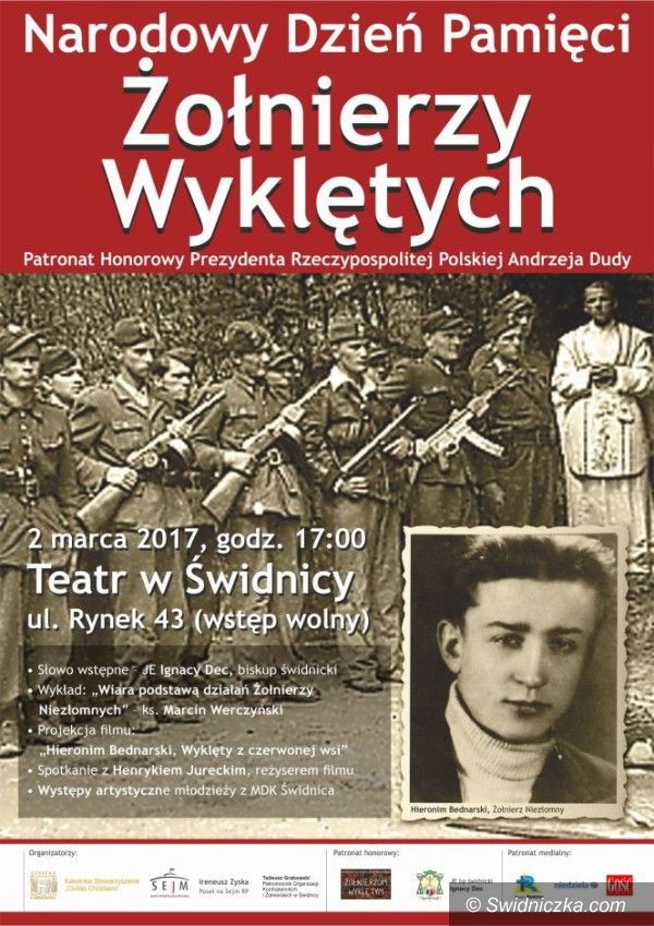 Świdnica/REGION: Narodowy Dzień Pamięci Żołnierzy Wyklętych