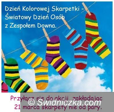 Świebodzice: Kolorowe skarpetki rządzą 21 marca