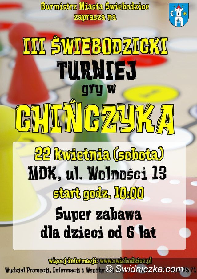 Świebodzice: Turniej chińczyka już w sobotę