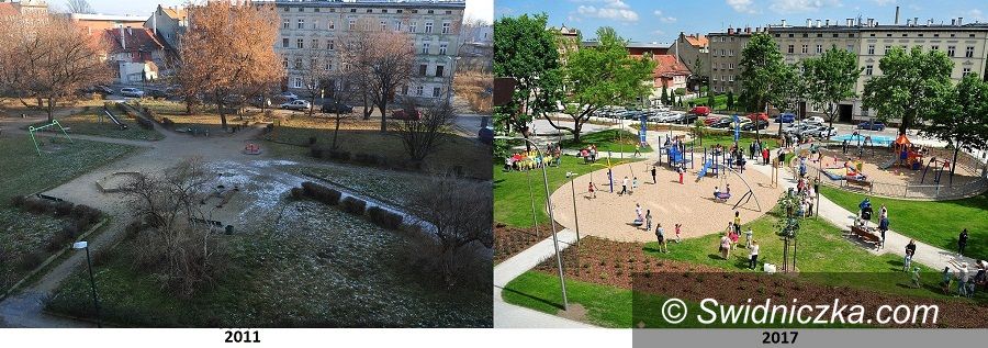 Świdnica: Skwer przy pl. Drzymały po rewitalizacji