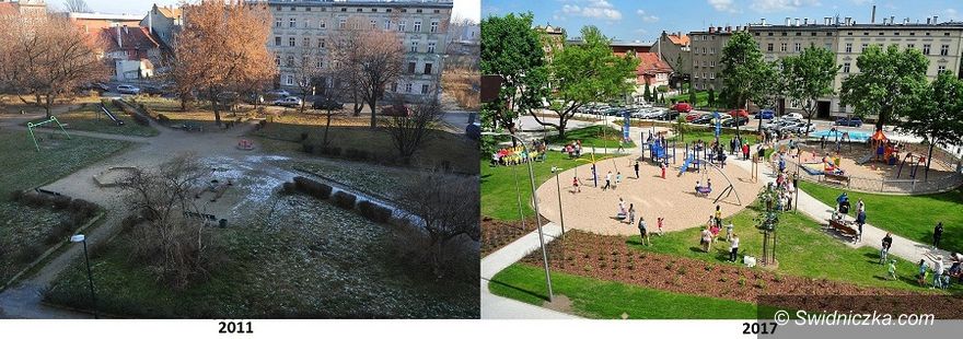 Świdnica: Skwer przy pl. Drzymały po rewitalizacji