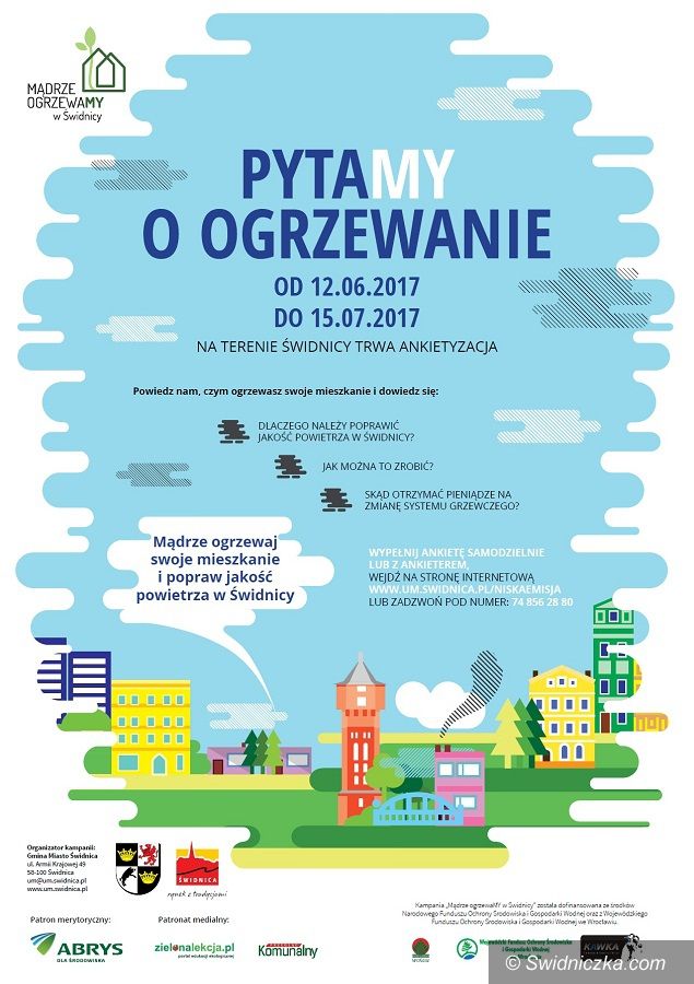 Świdnica: Rozpoczyna się inwentaryzacja źródeł ogrzewania w Świdnicy