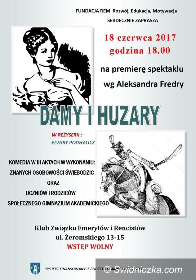 Świebodzice: „Damy i huzary” w najbliższą niedzielę