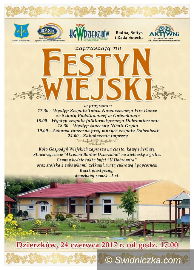 Dzierzków: Dzierzków zaprasza na festyn wiejski