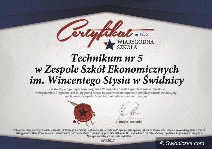 Świdnica: Wiarygodna szkoła